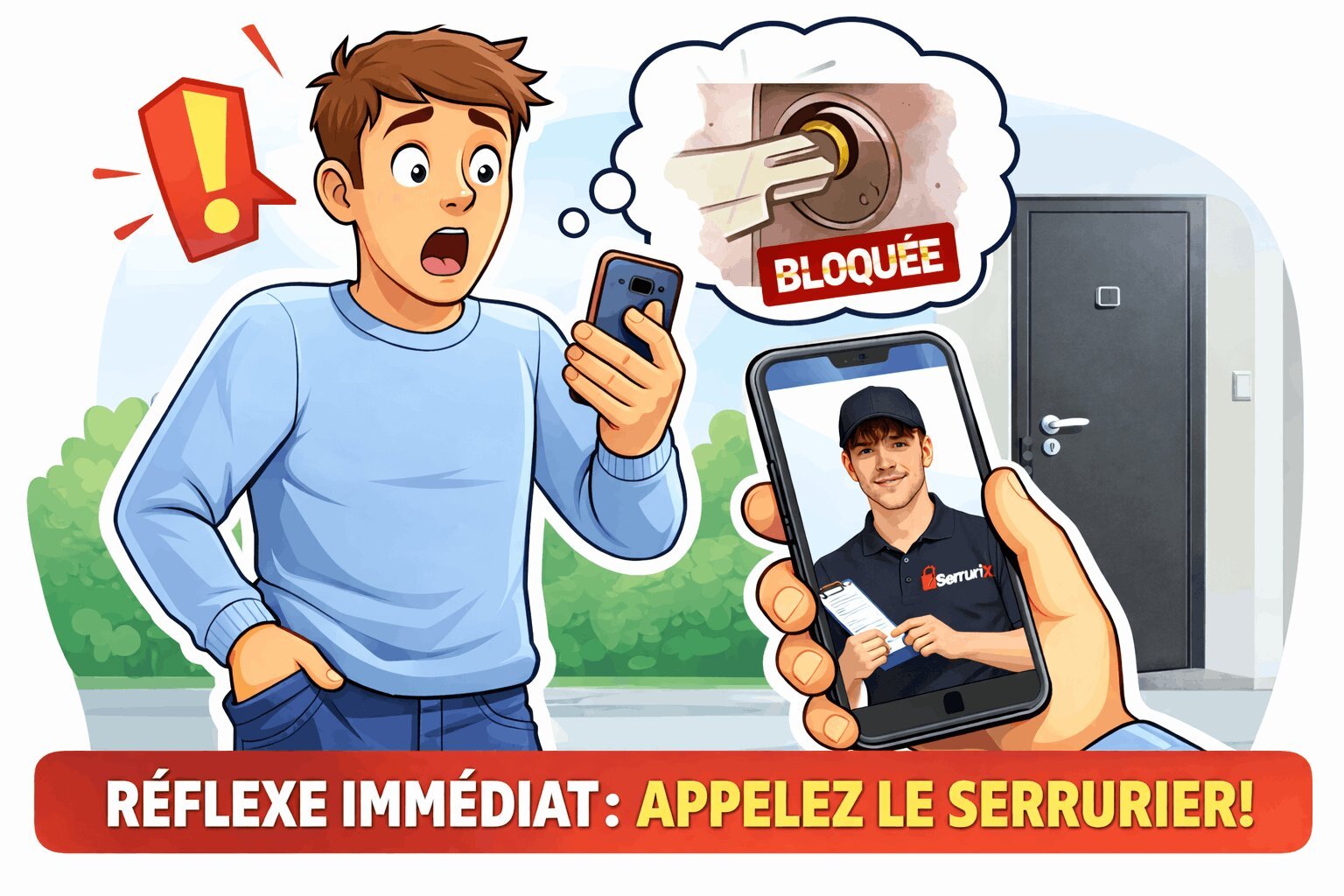 Remplacement de serrure