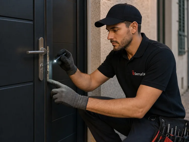 Sécurisation d'une porte de logement après tentative d'effraction